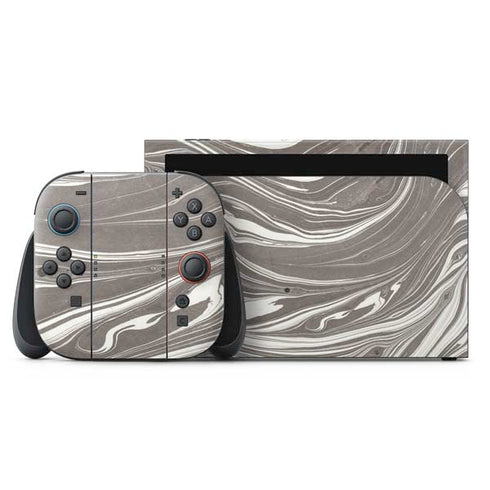Grey Marble Nintendo Skins