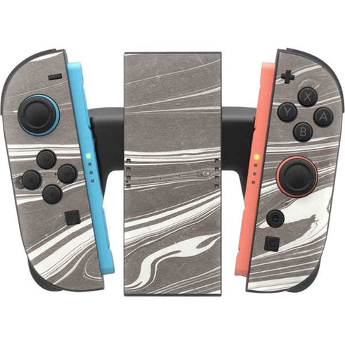 Grey Marble Nintendo Switch 2 (2025) Joy-Con Controller Skin