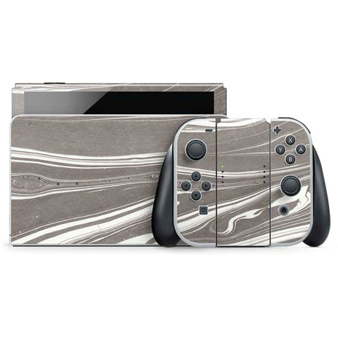 Grey Marble Nintendo Skins