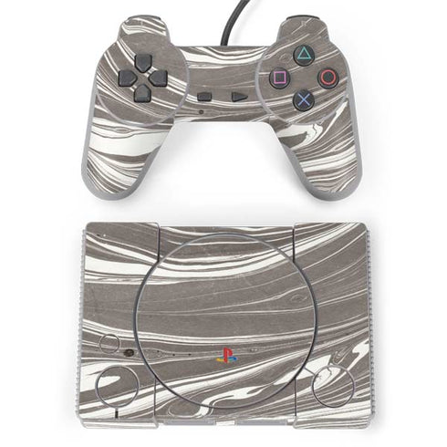 Grey Marble PlayStation Classic Bundle Skin