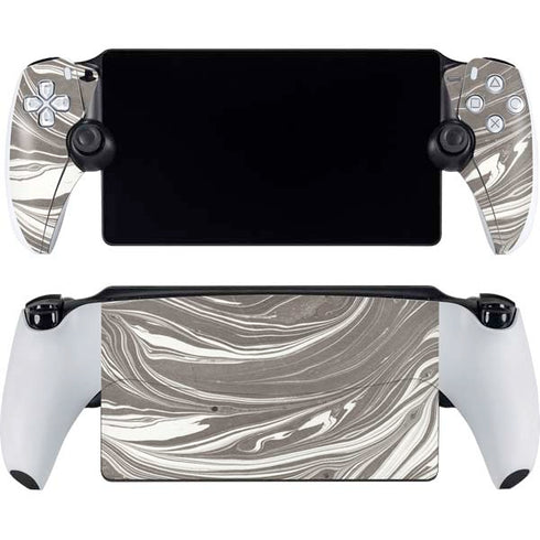 Grey Marble PlayStation Portal Remote Player Skin