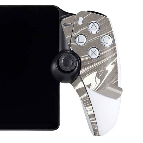 Grey Marble PlayStation Portal Remote Player Skin