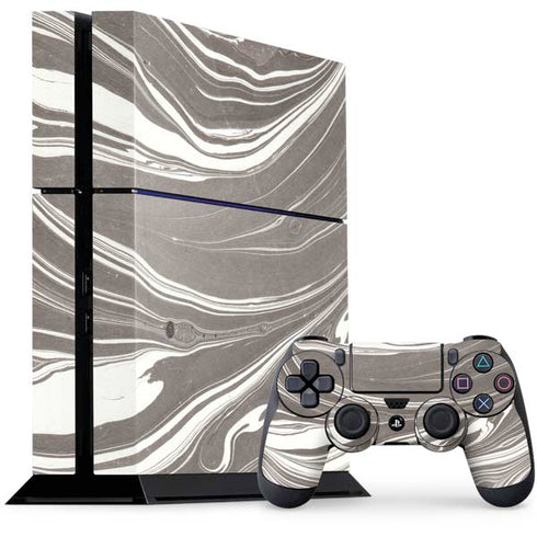 Grey Marble PlayStation PS4 Skins