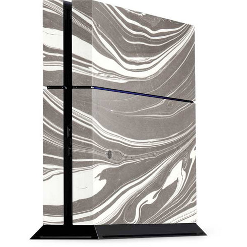 Grey Marble PlayStation PS4 Skins
