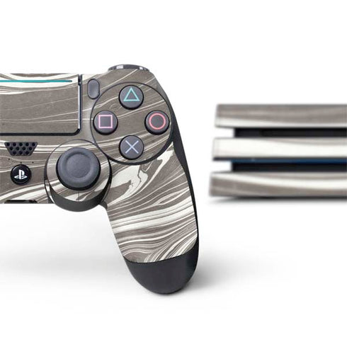 Grey Marble PS4 Pro Bundle Skin
