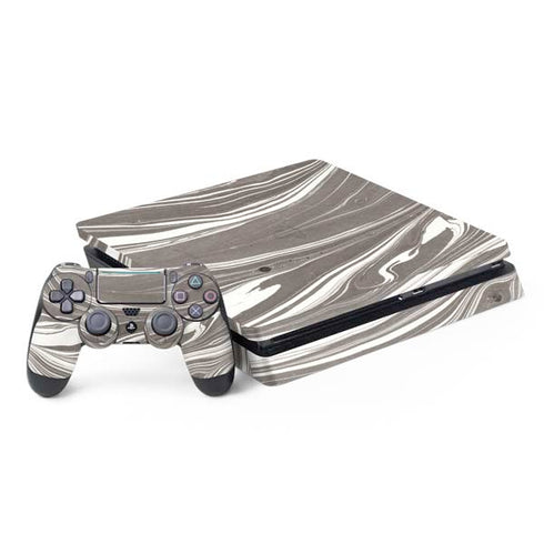 Grey Marble PlayStation PS4 Skins