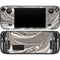 Grey Marble Steam Deck Handheld Gaming Computer OLED Skin
