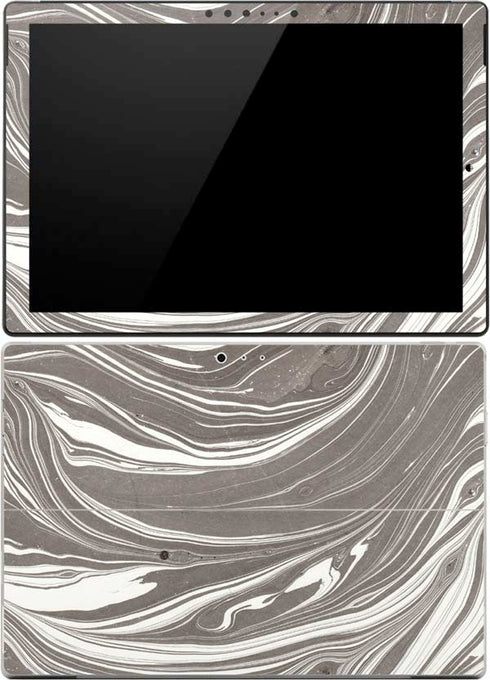 Grey Marble Surface Pro (2017) Skin