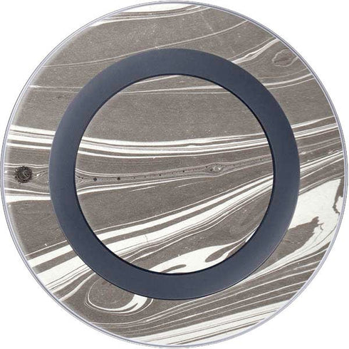 Grey Marble Wireless Charger Skin