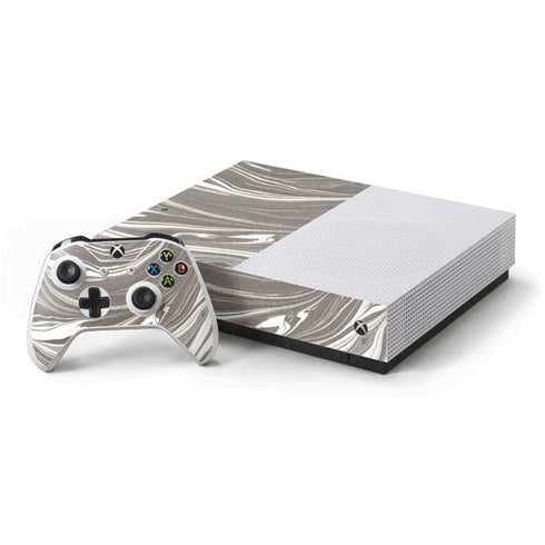 Grey Marble Xbox One S All-Digital Edition Bundle Skin