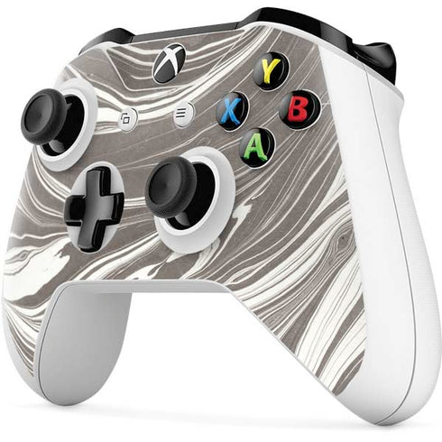 Grey Marble Xbox One S Controller Skin