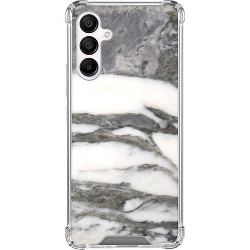Grey Marbling Galaxy A16 5G Clear Case