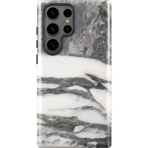 Grey Marbling Galaxy S23 Ultra Pro Case