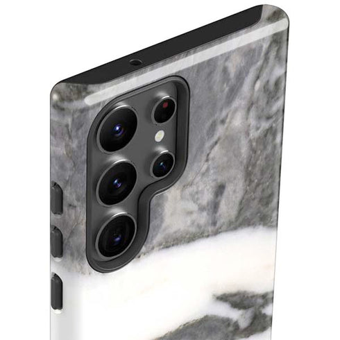 Grey Marbling Galaxy S23 Ultra Pro Case