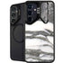 Grey Marbling Galaxy S25 Kickstand Case
