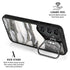 Grey Marbling Galaxy S24 Kickstand Case