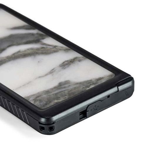 Grey Marbling Galaxy S24 Ultra Waterproof Case