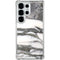 Grey Marbling Galaxy S25 Ultra Clear Case