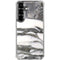 Grey Marbling Galaxy S26 Clear Case