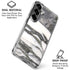 Grey Marbling Galaxy S26 Clear Case