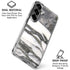 Grey Marbling Galaxy S26 Plus Clear Case