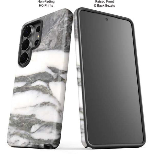 Grey Marbling Galaxy S26 Ultra Impact Case