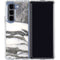 Grey Marbling Galaxy Z Fold5 5G Clear Case