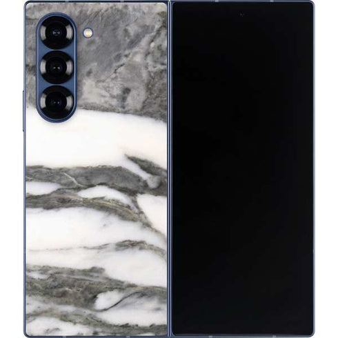 Grey Marbling Galaxy Z Fold6 Skin