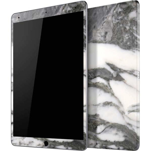 Grey Marbling iPad Skins