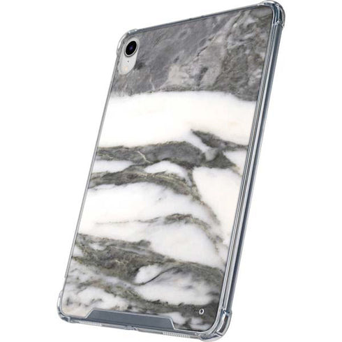 Grey Marbling iPad 11th Gen (2025) Clear Case
