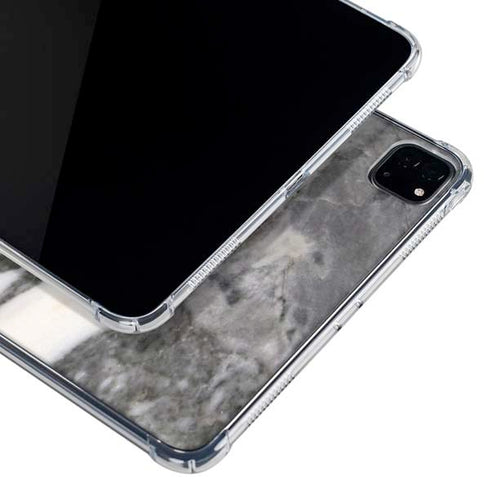 Grey Marbling iPad Pro 11in (2024) Clear Case