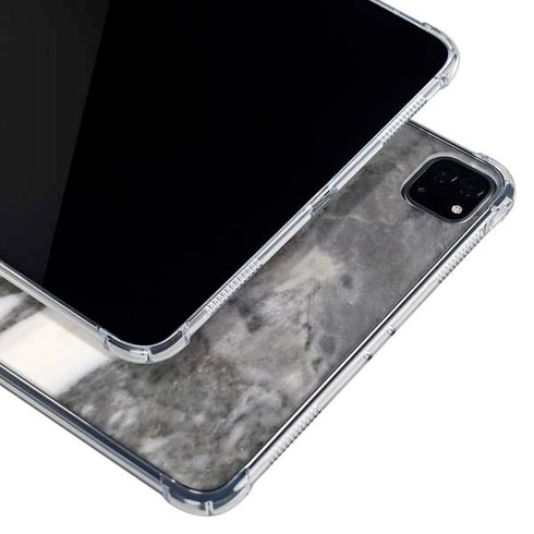 Grey Marbling iPad Cases