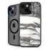 Grey Marbling iPhone 13 Kickstand Case