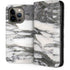 Grey Marbling iPhone 13 Pro Folio Case