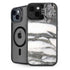 Grey Marbling iPhone 14 Kickstand Case