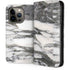 Grey Marbling iPhone 14 Pro Folio Case
