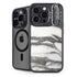 Grey Marbling iPhone 14 Pro Kickstand Case
