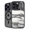 Grey Marbling iPhone 14 Pro Max Kickstand Case