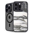 Grey Marbling iPhone 14 Pro Max Kickstand Case