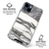 Grey Marbling iPhone 15 Clear Case