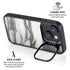 Grey Marbling iPhone 15 Kickstand Case