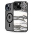Grey Marbling iPhone 15 Plus Kickstand Case