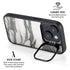 Grey Marbling iPhone 15 Plus Kickstand Case