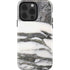 Grey Marbling iPhone 15 Pro Impact Case