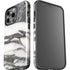 Grey Marbling iPhone 15 Pro Impact Case