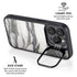Grey Marbling iPhone 15 Pro Max Kickstand Case