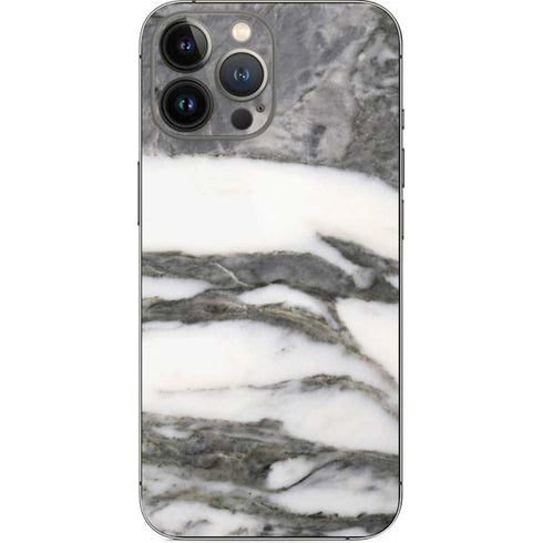Grey Marbling iPhone 15 Pro Max Skin
