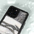 Grey Marbling iPhone 15 Pro Waterproof Case