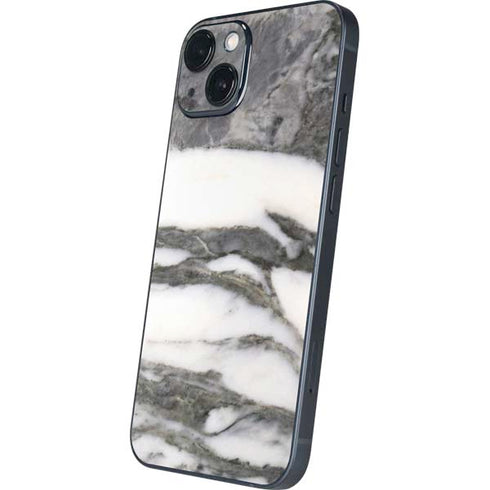 Grey Marbling iPhone 15 Skin