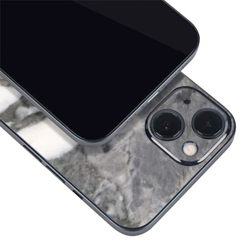 Grey Marbling iPhone 15 Skin
